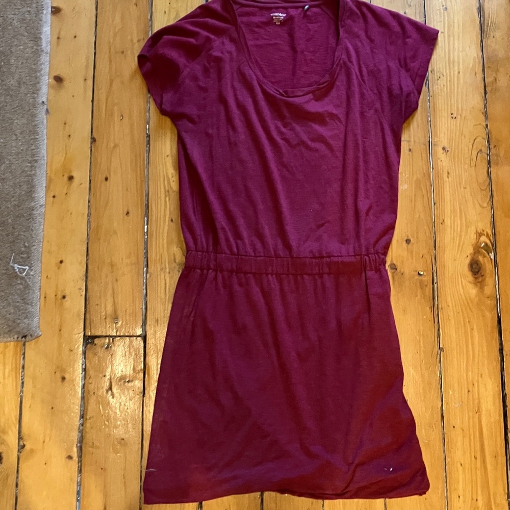 Toad&Co Burgundy Midi Dress